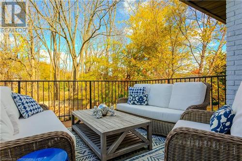 Balcony featuring an outdoor living space - 659 Deervalley Road, Ancaster, ON - Outdoor With Deck Patio Veranda