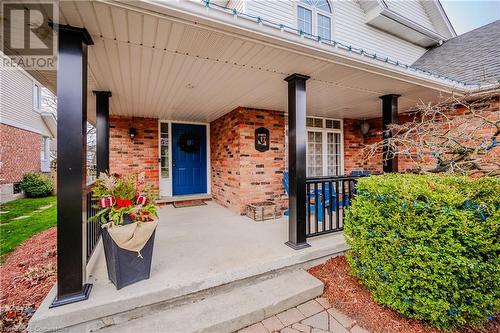 View of exterior entry with covered porch - 17 Weir Drive, Guelph, ON - Outdoor