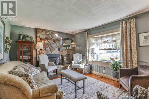 195927 19Th Line, Zorra (Kintore), ON - Indoor Photo Showing Living Room With Fireplace