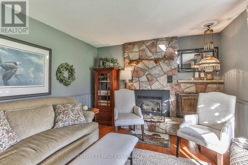 195927 19Th Line, Zorra (Kintore), ON - Indoor Photo Showing Living Room With Fireplace