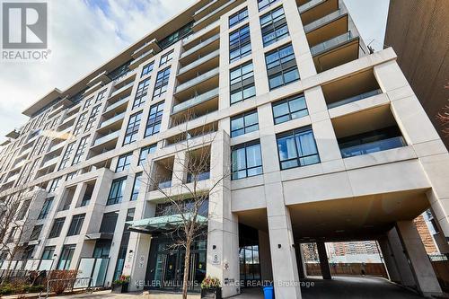 915 - 8 Trent Avenue, Toronto, ON - Outdoor With Balcony With Facade