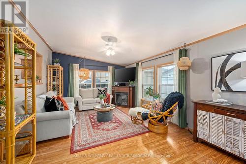 54074 Best Line, Aylmer, ON - Indoor Photo Showing Living Room With Fireplace