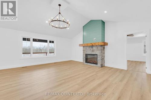 1414 Harold Road, Stirling-Rawdon, ON - Indoor Photo Showing Living Room With Fireplace