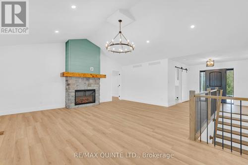 1414 Harold Road, Stirling-Rawdon, ON - Indoor Photo Showing Living Room With Fireplace