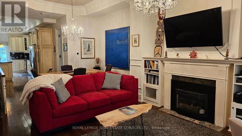 64 Robert Street, Toronto, ON - Indoor Photo Showing Living Room With Fireplace