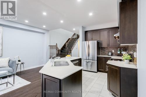 31 Padbury Trail, Brampton, ON - Indoor Photo Showing Kitchen With Double Sink With Upgraded Kitchen