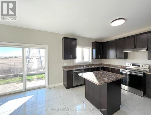 100 Dolomiti Court, Hamilton, ON - Indoor Photo Showing Kitchen With Double Sink