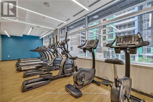 507 - 105 Champagne Avenue S, Ottawa, ON - Indoor Photo Showing Gym Room