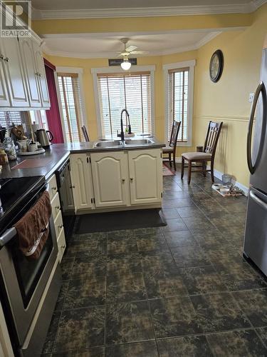 12 Old Farm Road, Harbour Breton, NL - Indoor Photo Showing Kitchen With Double Sink