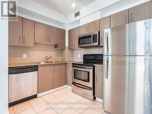 2002 - 12 Yonge Street, Toronto, ON - Indoor Photo Showing Kitchen With Stainless Steel Kitchen With Double Sink