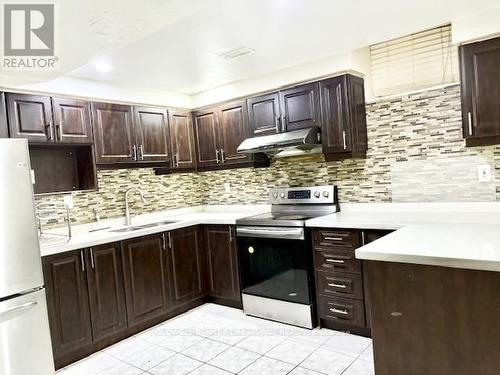 (Bsmt) - 109 Mountainash Road, Brampton, ON - Indoor Photo Showing Kitchen With Double Sink With Upgraded Kitchen