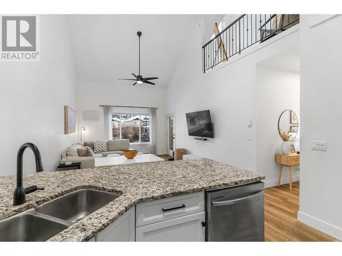 2120 Shannon Ridge Drive Unit# 312, West Kelowna, BC - Indoor Photo Showing Kitchen With Double Sink