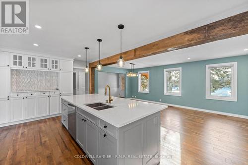 166 Springdale Drive, Kawartha Lakes (Lindsay), ON - Indoor Photo Showing Kitchen With Double Sink