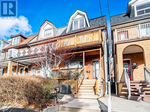 Upper - 130 Marchmount Road, Toronto, ON - Outdoor With Deck Patio Veranda With Facade