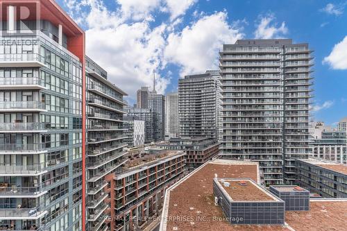 1730 - 38 Grand Magazine Street, Toronto, ON - Outdoor With Balcony With Facade