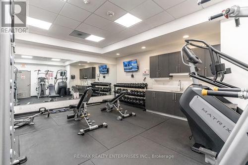 1730 - 38 Grand Magazine Street, Toronto, ON - Indoor Photo Showing Gym Room