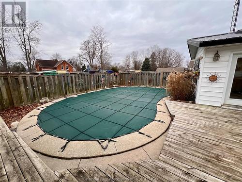 12 Lumley Street, Blenheim, ON - Outdoor With Above Ground Pool With Deck Patio Veranda