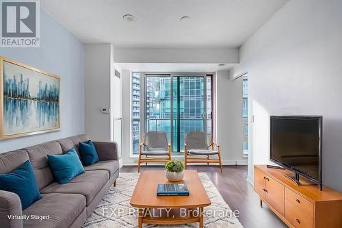 1410 - 69 Lynn Williams Street, Toronto, ON - Indoor Photo Showing Living Room