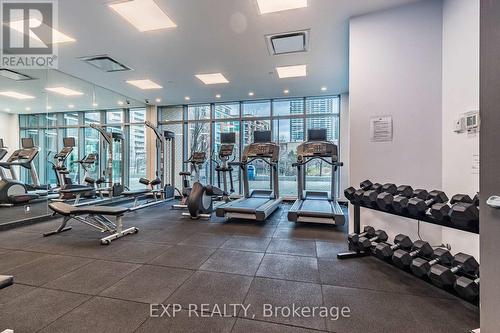 1410 - 69 Lynn Williams Street, Toronto, ON - Indoor Photo Showing Gym Room