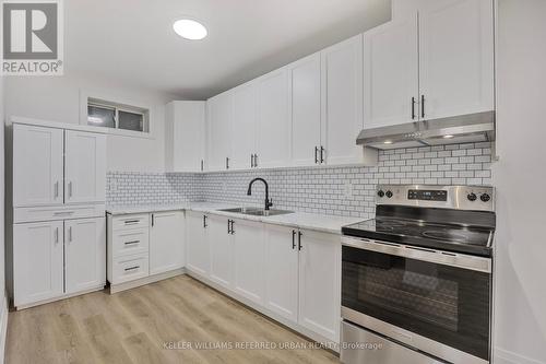 Bsmt - 13 Wice Road, Barrie, ON - Indoor Photo Showing Kitchen With Double Sink With Upgraded Kitchen