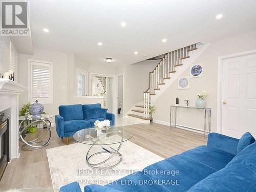 2024 Blue Jay Boulevard, Oakville, ON - Indoor Photo Showing Living Room With Fireplace