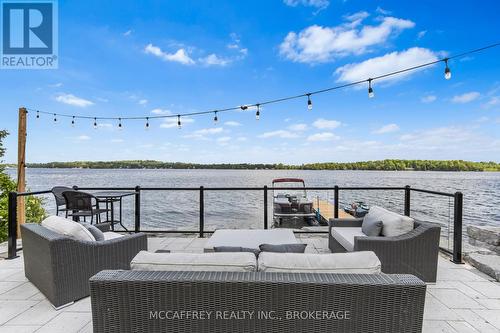 80 Neville Point Road, Stone Mills, ON - Outdoor With Body Of Water With Deck Patio Veranda With View