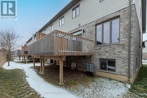 161 - 1960 Dalmagarry Road, London, ON - Outdoor With Deck Patio Veranda With Exterior