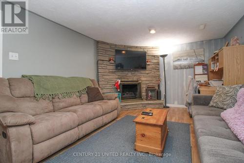 1495 Fair Avenue, Peterborough (Monaghan), ON - Indoor Photo Showing Living Room With Fireplace