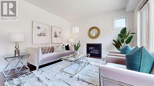 23 Snap Dragon Trail, East Gwillimbury, ON - Indoor Photo Showing Living Room With Fireplace