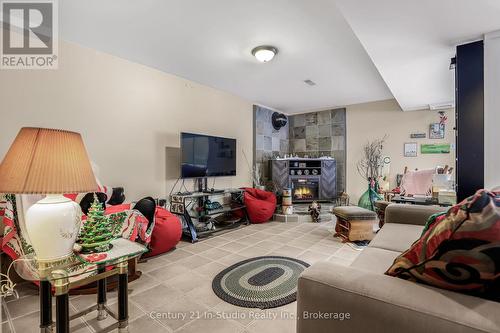 307403 Centre Line A E, Grey Highlands, ON - Indoor With Fireplace