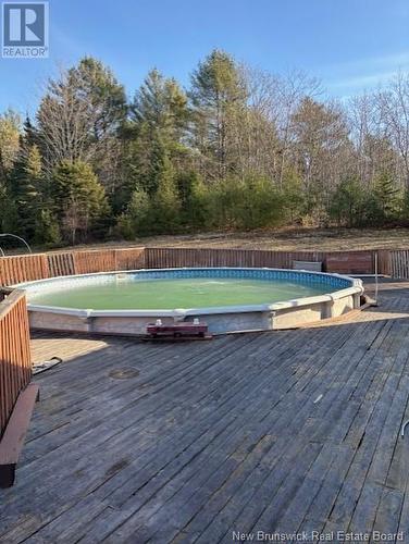 378 Ledge Road, Crocker Hill, NB - Outdoor With Above Ground Pool With Backyard