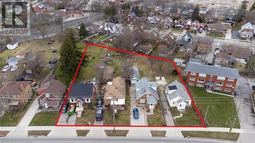 Birds eye view of property - 288 Ottawa Street, Kitchener, ON 