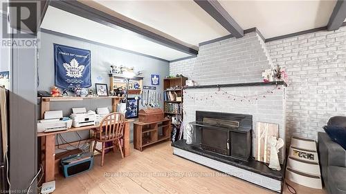 3064 Patrick Street, Howick, ON - Indoor With Fireplace