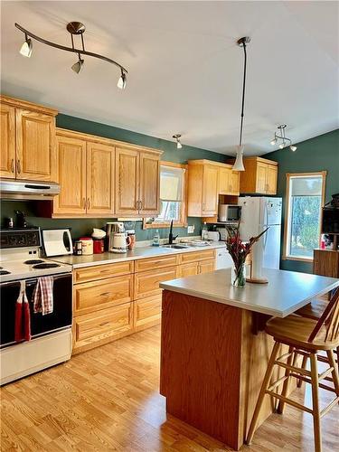 540 La Crosse Street, Virden, MB - Indoor Photo Showing Kitchen With Double Sink