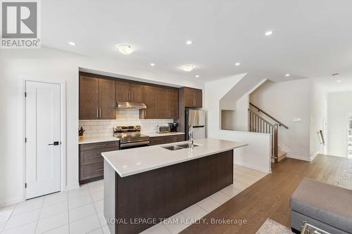 168 Invention Boulevard, Ottawa, ON - Indoor Photo Showing Kitchen With Double Sink With Upgraded Kitchen