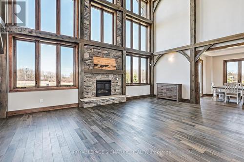 11 Windrose Valley Boulevard, Clearview, ON - Indoor Photo Showing Living Room With Fireplace