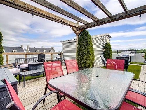 Patio - 202-190 Boul. Hector-Papin, L'Assomption, QC - Outdoor With Deck Patio Veranda With Exterior