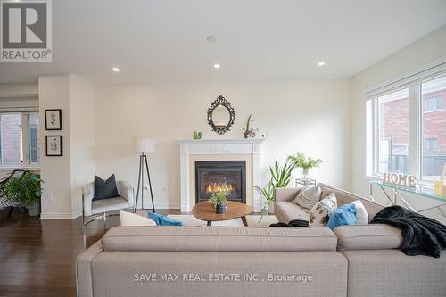 61 Edinburgh Drive, Brampton, ON - Indoor Photo Showing Living Room With Fireplace