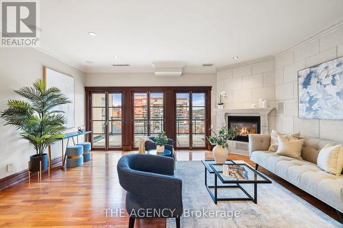 Ph5 - 33 Wallace Street, Vaughan, ON - Indoor Photo Showing Living Room With Fireplace