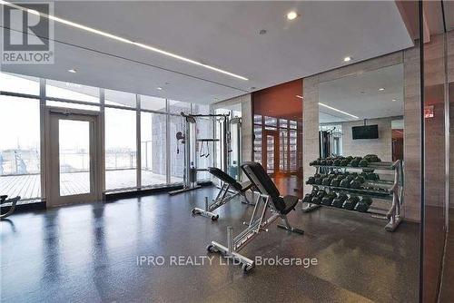 2105 - 121 Mcmahon Drive, Toronto, ON - Indoor Photo Showing Gym Room