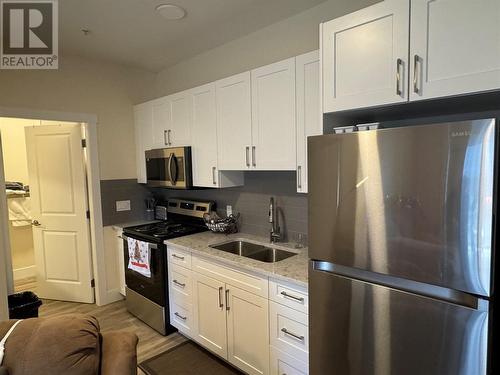 7310 Main Street Unit# 209, Osoyoos, BC - Indoor Photo Showing Kitchen With Double Sink