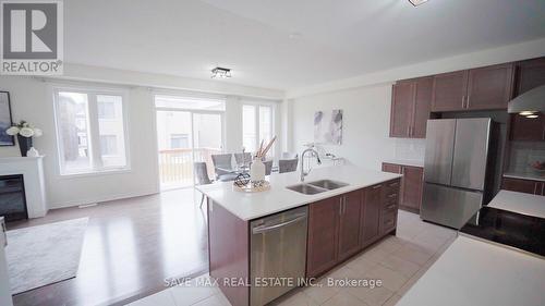 46 Eastman Drive, Brampton, ON - Indoor Photo Showing Kitchen With Double Sink