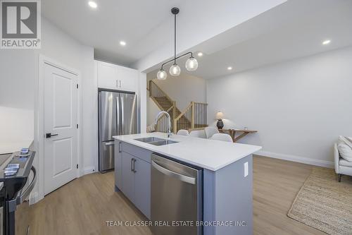 Lot 5 - 1511 Chickadee Trail, London, ON - Indoor Photo Showing Kitchen With Double Sink