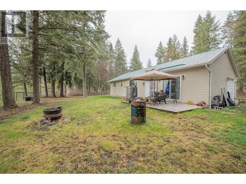 398 Albers Road, Lumby, BC - Outdoor With Deck Patio Veranda With Backyard With Exterior