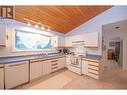 398 Albers Road, Lumby, BC  - Indoor Photo Showing Kitchen With Double Sink 