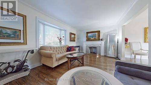 101 Brookview Drive, Toronto, ON - Indoor Photo Showing Living Room With Fireplace