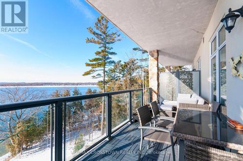 401 - 90 Orchard Point Road, Orillia, ON - Outdoor With Body Of Water With Balcony With Exterior