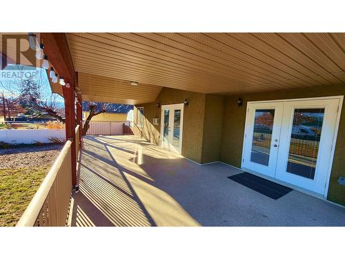 Front Deck - 5870 Okanagan Street, Oliver, BC - Outdoor With Deck Patio Veranda With Exterior