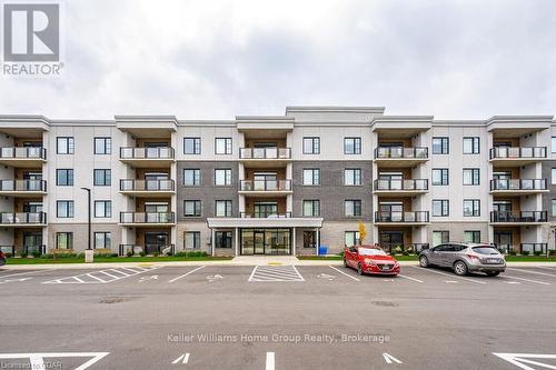 302 - 99B Farley Road, Centre Wellington (Fergus), ON - Outdoor With Balcony With Facade