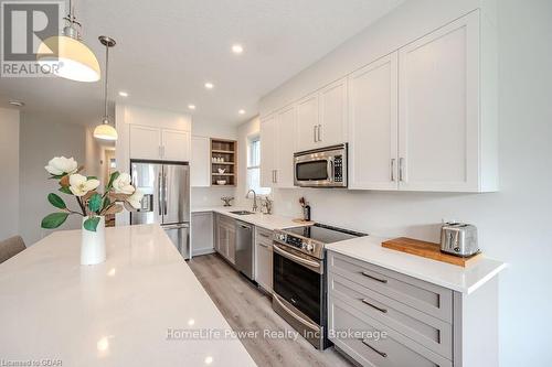 45 Queensgate Crescent, Woolwich, ON - Indoor Photo Showing Kitchen With Upgraded Kitchen